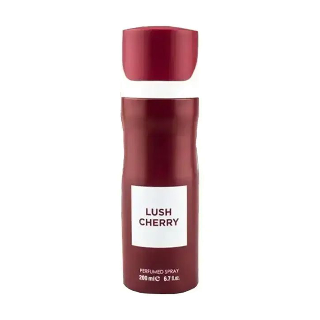 Парфумований дезодорант-спрей Fragrance World Lush Cherry жіночий, 200 мл